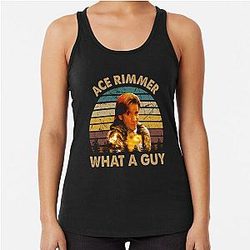 Ace Rimmer A Guy Funny Red Comedy Sitcom Racerback Tank Top