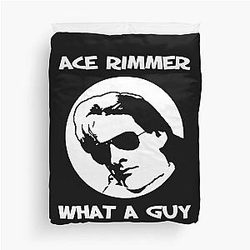 Red Design Duvet Cover - Ace Rimmer What a Guy