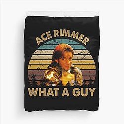 Ace Rimmer What a Guy Comedy Sitcom Dwarfs Duvet Cover