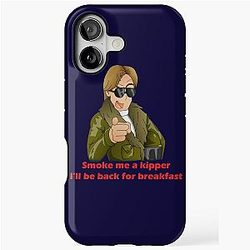 Ace Rimmer Smoke Me a Kipper iPhone Tough Case