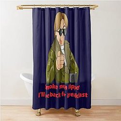 Ace Rimmer Smoke Me a Kipper Shower Curtain