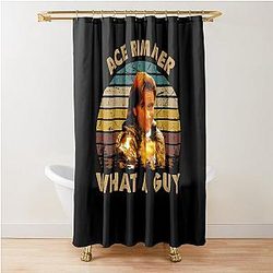 Ace Rimmer Funny Red Comedy Shower Curtain
