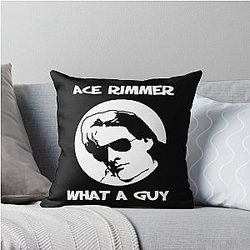 Red Design Dwarfs Films - Ace Rimmer What a Guy Throw Pillow