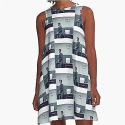 Severance TV Show Adam Scott A-Line Dress