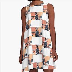 Severance TV Series Adam Scott A Line Dress
