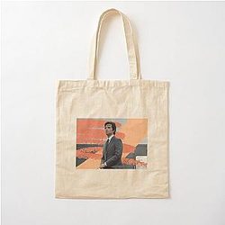 Severance TV Series Adam Scott Cotton Tote Bag