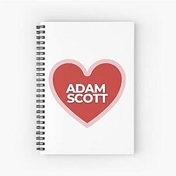 I Heart Adam Scott Notebook