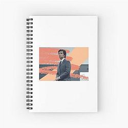 Severance TV Series Adam Scott Spiral Notebook