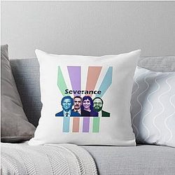 Adam Scott and Britt Lower Fan Works Throw Pillow