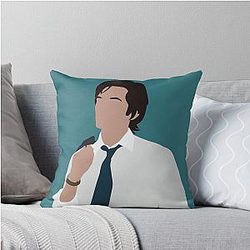 Mark Scott Severance Adam Scott Throw Pillow