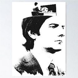 Severance series Adam Scott Britt Lower fan works graphic design by ironpalette Poster