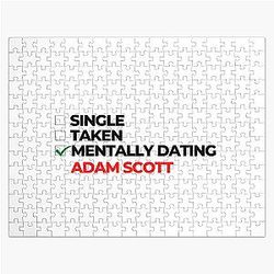 Mentally Dating Adam Scott Jigsaw Puzzle