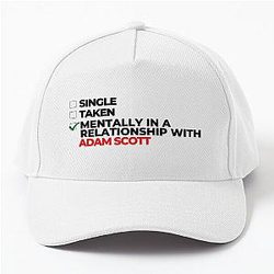 Mentally in a Relationship with Adam Scott Baseball Cap