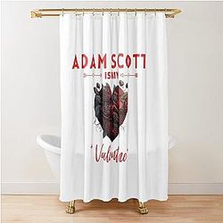 Adam Scott Is My Valentine Shower Curtain