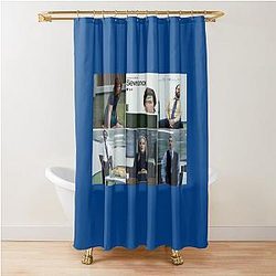 Severance Thriller TV Series 2022 Adam Scott Shower Curtain