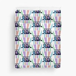 Adam Scott and Britt Lower Fan Works Duvet Cover