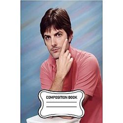 Composition Notebook Adam Scott 105 pages 6x9 inch Lined Gift Ideas for Thanksgiving.