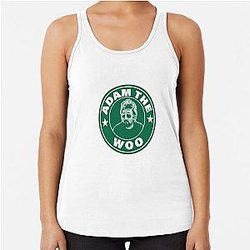 Adam The Coffee Inspired Racerback Tank Top