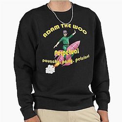 Adam The Woo Memorial Tribute In Loving Memory 1974-2025 Adam Woo Pullover Sweatshirt