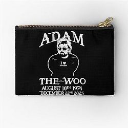 Adam The Woo Memorial Tribute In Loving Memory 1974-2025 Adam The Woo Zipper Pouch
