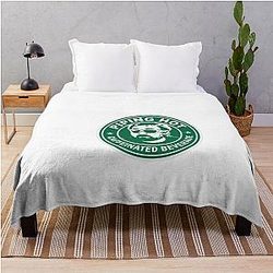 Adam The Piping Hot Caffeinated Beverage Throw Blanket