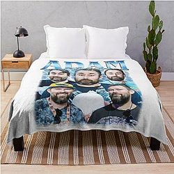 Adam The Woo Memorial Tribute In Loving Memory 1974-2025 Throw Blanket