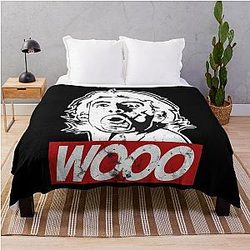 Adam The Woo Memorial Tribute In Loving Memory 1974-2025 Adam The Woo Throw Blanket