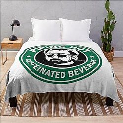 Piping Hot Caffeinated Beverage - Adam's Throw Blanket