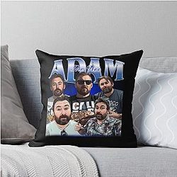 Adam the Woo Adventure Throw Pillow