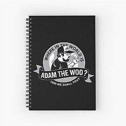Adam Woo Memorial Tribute in Loving Memory 1974-2025 Adam Woo Spiral Notebook
