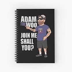 Vlogger Fan Adam The Memory Spiral Notebook