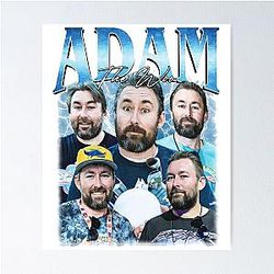 Adam The Woo Memorial Tribute In Loving Memory 1974-2025 Adam Woo Poster
