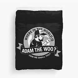 Adam The Woo Memorial Tribute In Loving Memory 1974-2025 Adam The Woo Duvet Cover