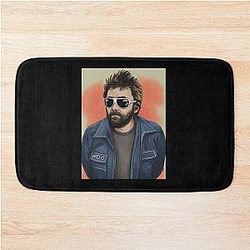 Adam the Woo Memorial Tribute in Loving Memory 1974-2025 Adam the Woo Bath Mat