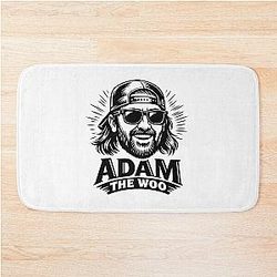 Adam The Woo Memorial Tribute In Loving Memory 1974-2025 Adam The Woo Bath Mat