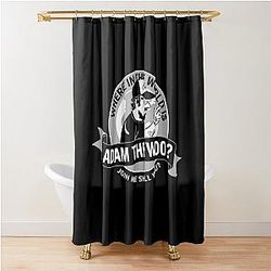 Adam The Woo Memorial Tribute In Loving Memory 1974-2025 Adam The Woo Shower Curtain