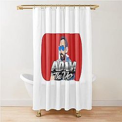 Adam Travel Vlog Shower Curtain