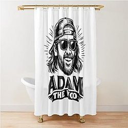 Adam The Woo Memorial Tribute In Loving Memory 1974-2025 Adam The Woo Shower Curtain