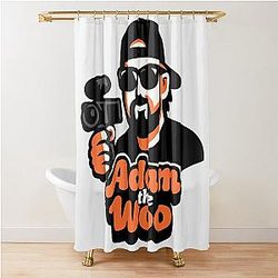 Adam the Retro Badge Daily Vlog Legend Shower Curtain