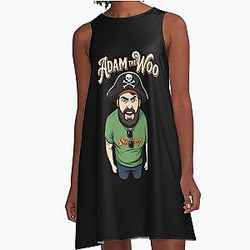 Adam Woo Memorial Tribute - Rip Adam Woo In Loving Memory 1974-2025 - Adam Woo A-Line Dress
