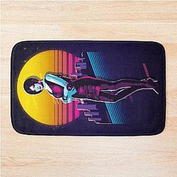 Resident Evil 4 Ada Wong 80s retro Bath Mat