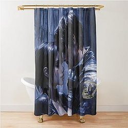 Leon Kennedy and Ada Wong - 3 Shower Curtain