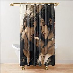 Leon Kennedy and Ada Wong - 2 Shower Curtain