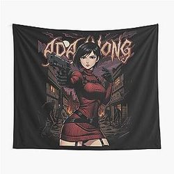 Ada Wong Anime Fanart Tapestry