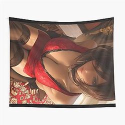 Ada Wong Kneeling Tapestry