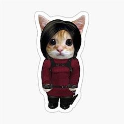 Ada Wong Kitty Sticker