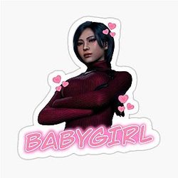 Ada Wong resident evil 4 remake sticker