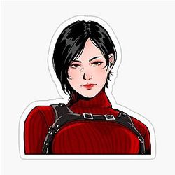 Ada Wong Resident Evil 4 Remake Sticker
