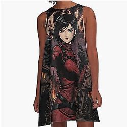 Ada Wong Anime A-Line Dress