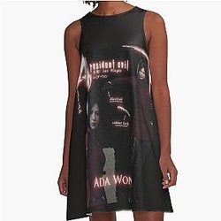 Ada Wong Character Poster Dress